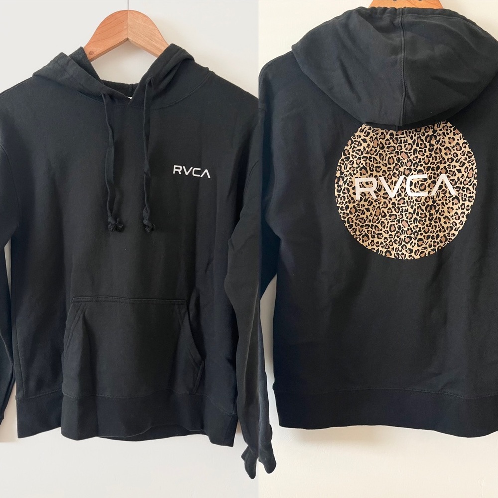RVCA Hoodie w/Leopard Graphic